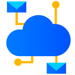 Cloud Email  Icon