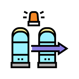 RFID-Zugangstechnologie  Symbol