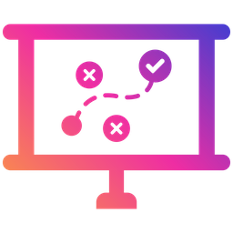 Geschäftsstrategie  Symbol