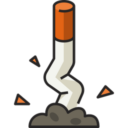 Crushed Cigarette  Icon