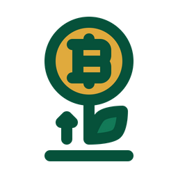 Bitcoin Plant  Icon