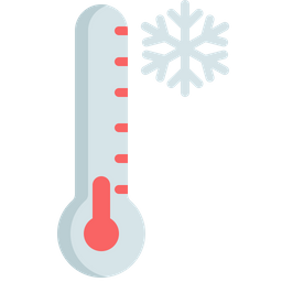 Temperatura fría  Icono