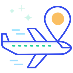 Air Traveling  Icon