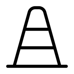 Verkehrskegel  Symbol