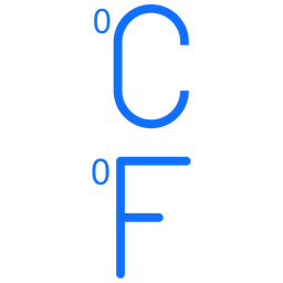 Celsius And Fahrenheit  Icon