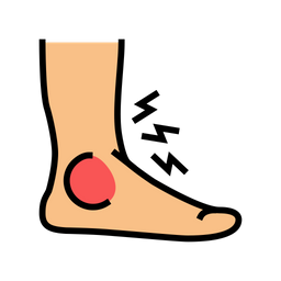 Foot Gout  Icon