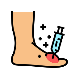 Foot Syringe  Icon