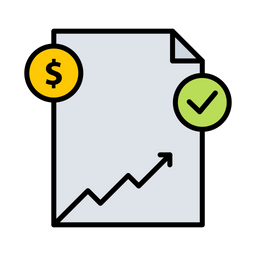 Finanzdiagramm  Symbol