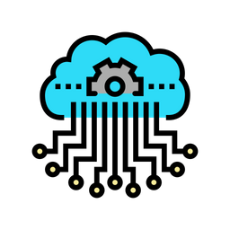 Cloud Configuration Network  Icon