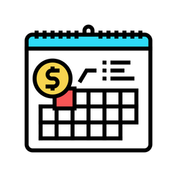 Date Payment  Icon