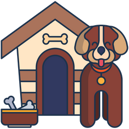 Casa de perro  Icono