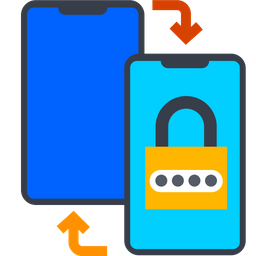 Data Exchange Lock  Icon