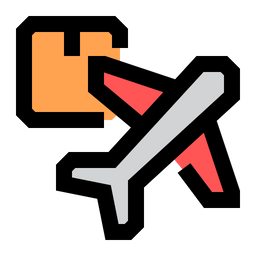 Airplane Shipping  Icon