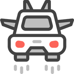 Flying Car  Icon