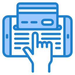 Pagamento com cartão  Ícone