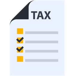 Check Tax Document  Icon