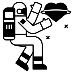 Astronautenliebe  Symbol