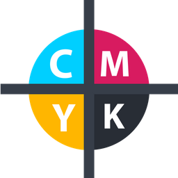 Cmyk Color  Icon