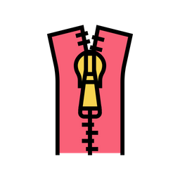 Clothing Zipper  Icon