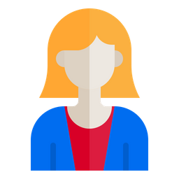 Female Employee  Icon