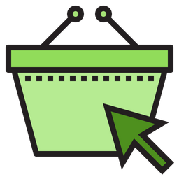 Basket Click  Icon