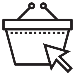 Basket Click  Icon