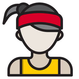 Female Runner  Icon