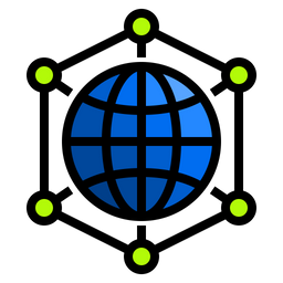 Globales Netzwerk  Symbol