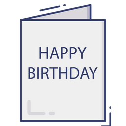 Birthday Card  Icon