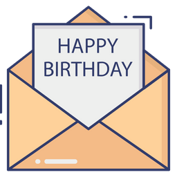 Birthday Card  Icon