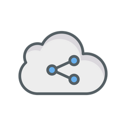 Cloud Sharing  Icon