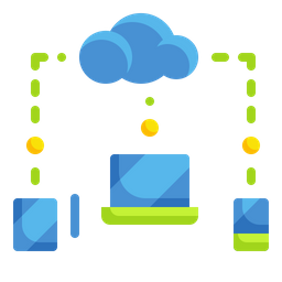 Dispositivo em nuvem  Ícone