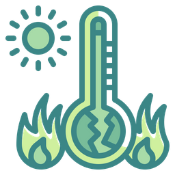 Hot Temperature  Icon