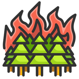 Forest Fire  Icon