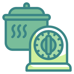 Cooking Timer Pot  Icon