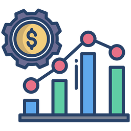 Dinheiro analítico  Ícone