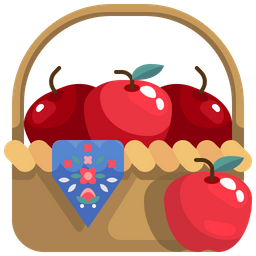 Apple Bucket  Icon