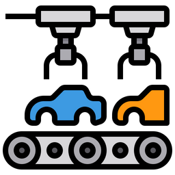 Automobilproduktion  Symbol