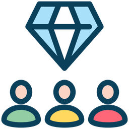 Diamond Group  Icon