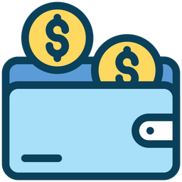 Dollar Wallet  Icon