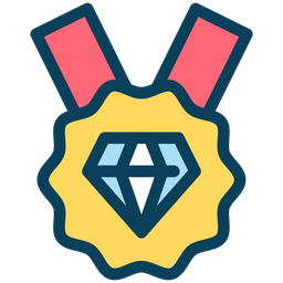 Diamond Badge  Icon