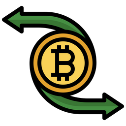 Bitcoin Transfer  Icon