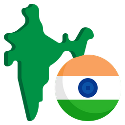 Bandera india  Icono