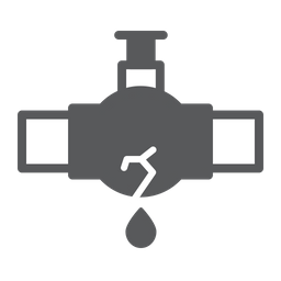 Leak Water Pipe  Icon