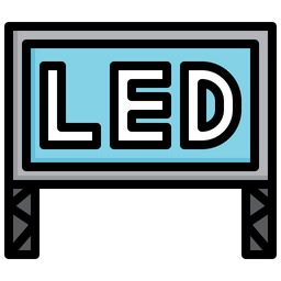 Led Advertising  Icon