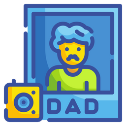 Father Day Photo  Icon