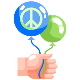 Peace Balloon  Icon