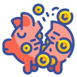 Cracked Piggy  Icon