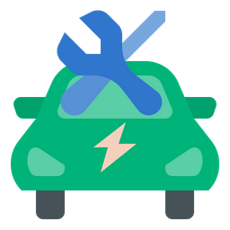 Electric Vehicle Maintenance And Repair  Icon