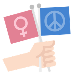 Bandeira feminista da paz  Ícone